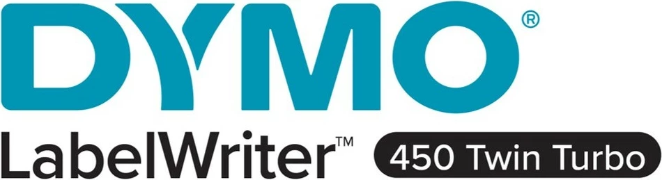 Etiketni tiskalnik Dymo LabelWriter 450 Twin Turbo, neposredni termični, 600 x 300 DPI, črn/srebrn