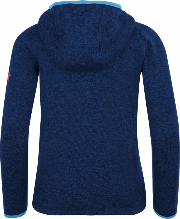 Mehak otroški pulover/eni suknjič Trollkids, moder