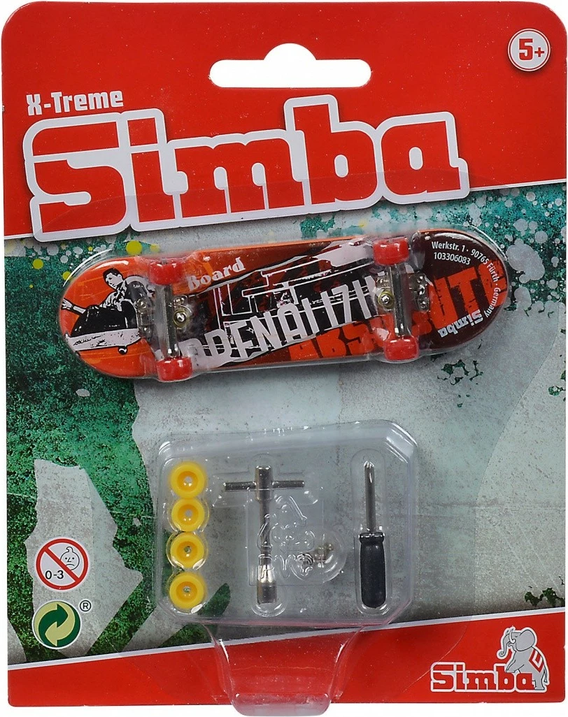 Fingerboard, 6 različnih dizajnov, z dodatki Simba X-Treme