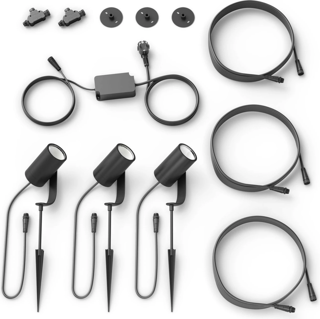 Zunanja luč Philips Hue Lily, Smart, ZigBee, LED, črna