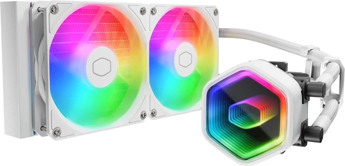 Vodeno hlajenje za CPU Cooler Master MasterLiquid 240 Core II ARGB, belo