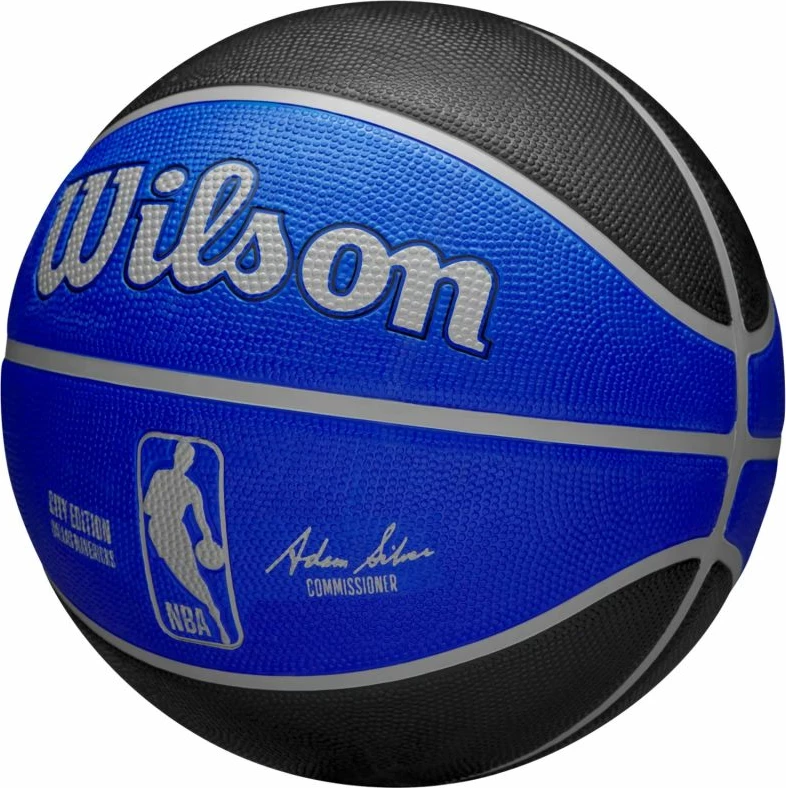 Košarkarska žoga, Wilson NBA Team City Edition Dallas Mavericks, modro-črna