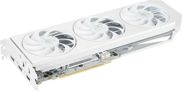 Grafična kartica 16GB GDDR6, bela PowerColor RX 9060 XT Hellhound Spectral White OC