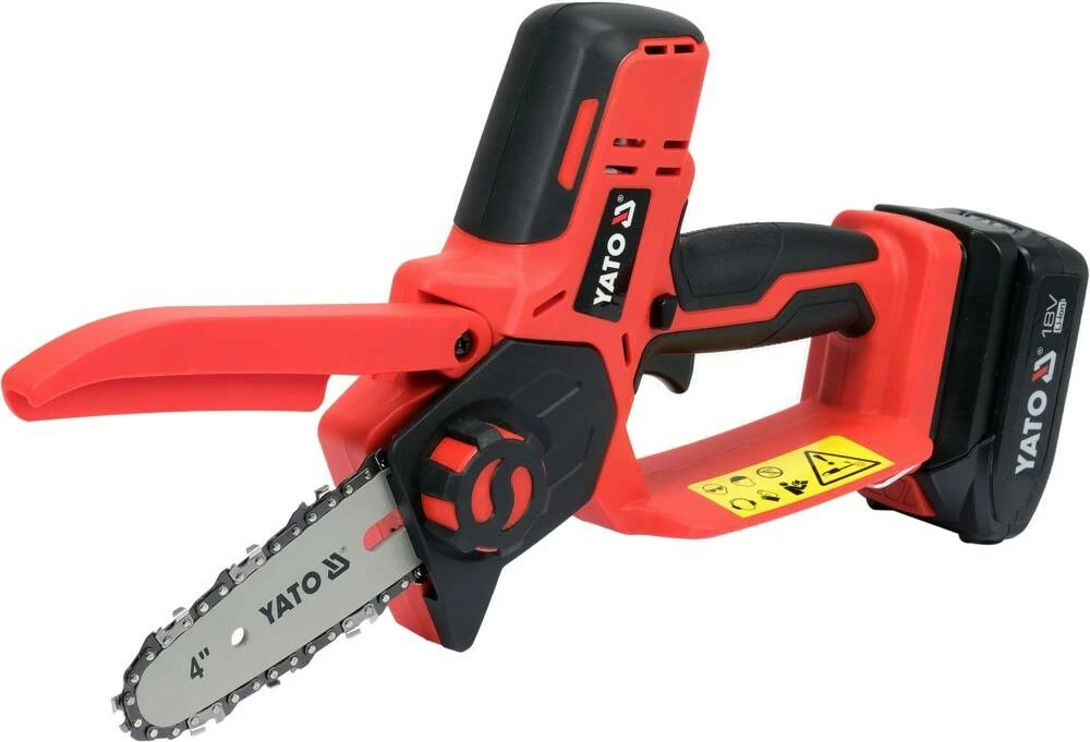 Električna žaga z baterijo 18V, 2Ah, rdeča YATO YT-828135