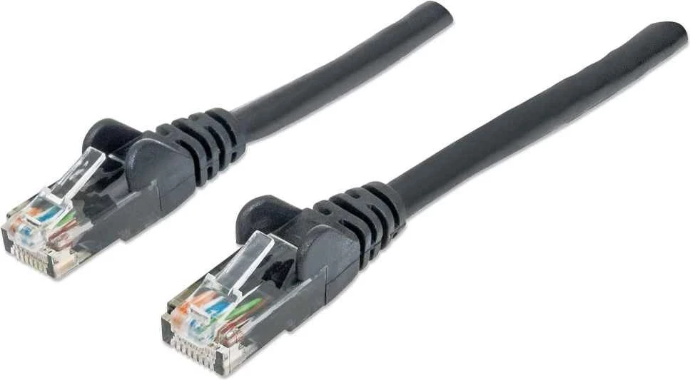 Omrežni kabel Cat6, 3 m, črn Intellinet