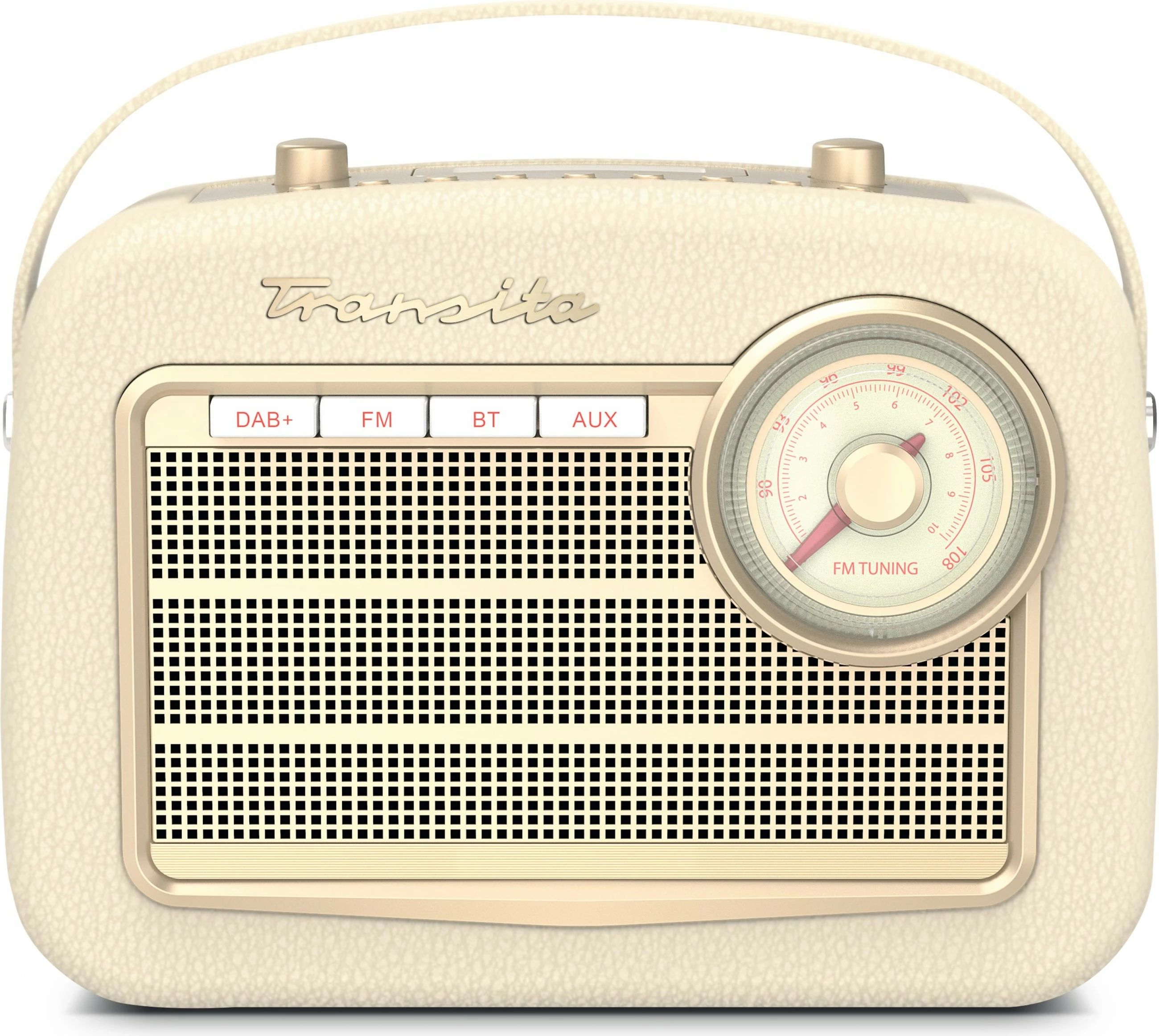 Retro radio DAB+ FM Bluetooth AUX, TechniSat Transita 130, bež
