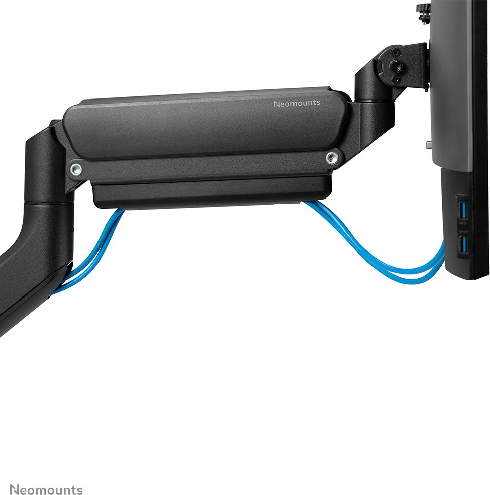 Nastavljiv nosilec za monitor Neomounts DS70-450BL1, plinska vzmet, 17–42 palcev, 15 kg, črn