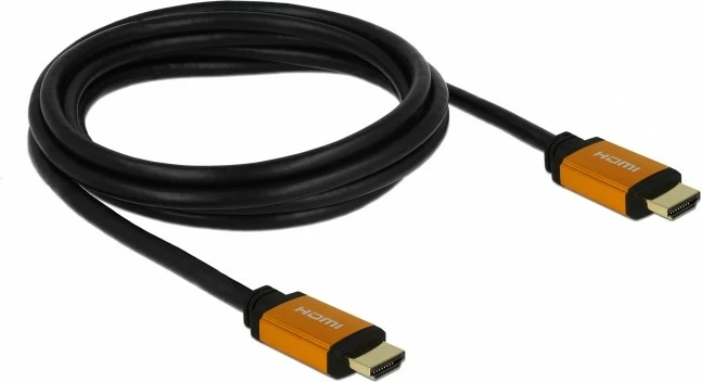 Ultra High Speed HDMI kabl, 2 m, 8K, eARC, črn — DeLOCK 85729