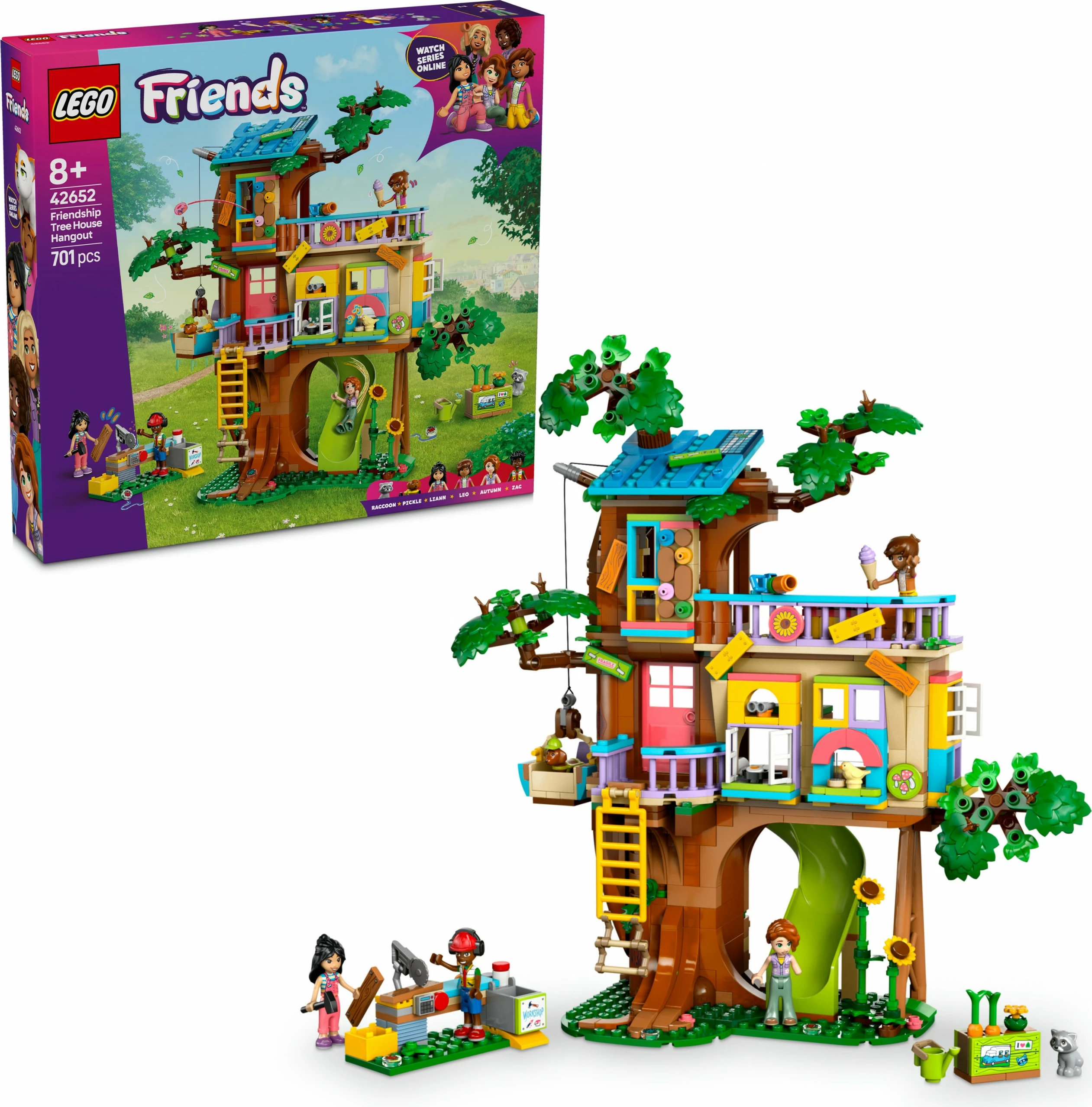 Hiša na drevesu LEGO Friends 42652, 701 del, večbarvno