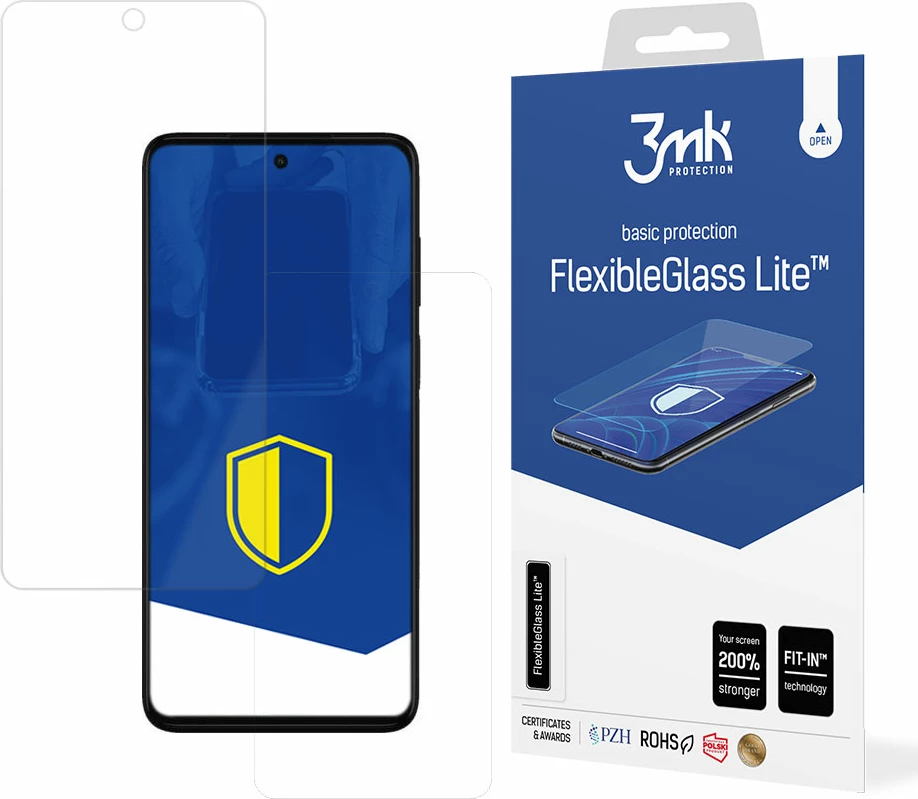 Zaščitni zaslon FlexibleGlass Lite za Motorola Moto G52, 3mk Protection, ultra tanek, prozoren