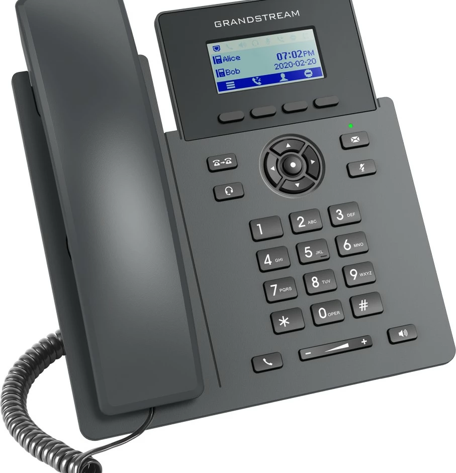 IP telefon Grandstream GRP2601P, 2 liniji, črn