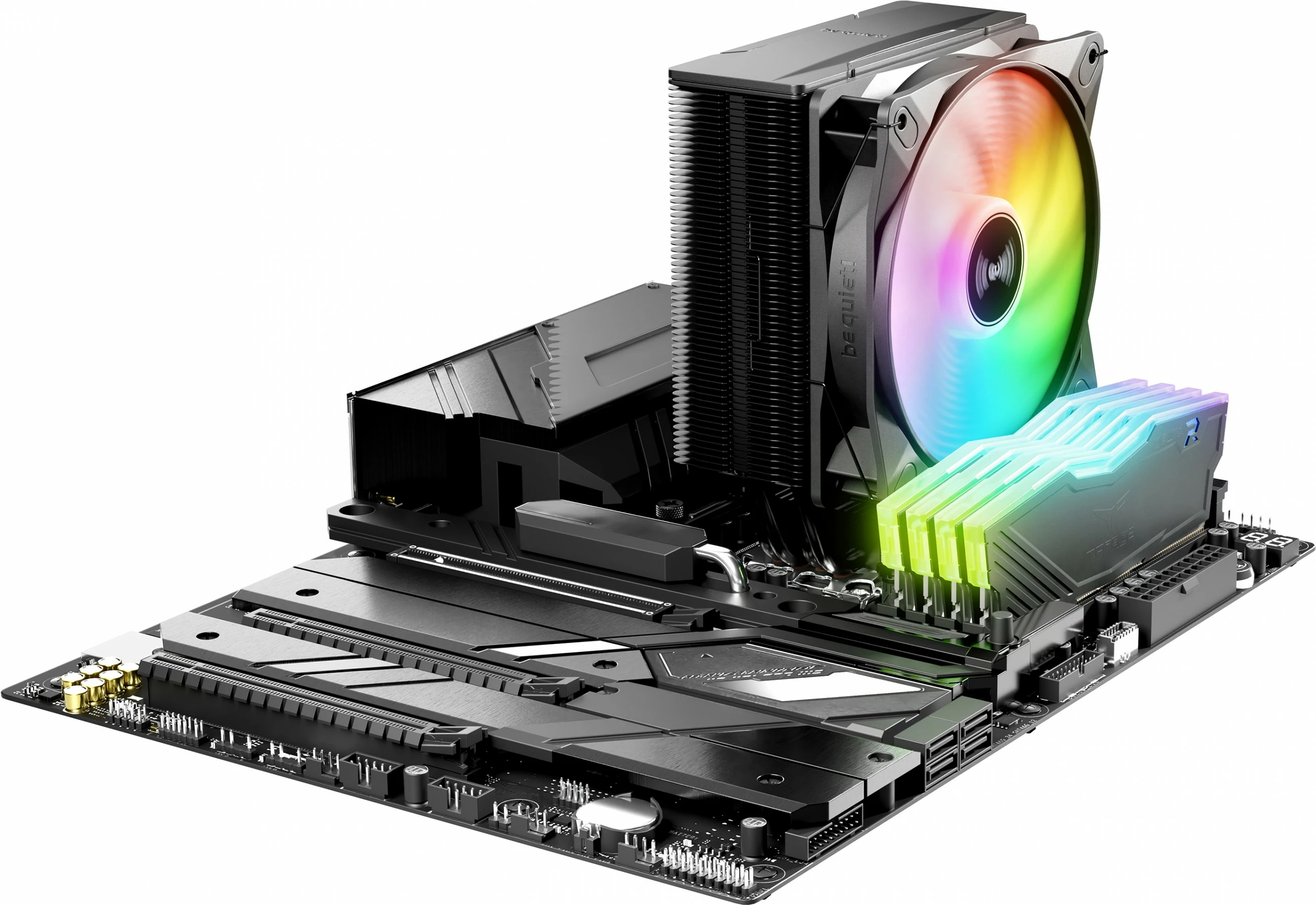 Zračno hlajenje Pure Rock 3 LX be quiet!, 12 cm, 2000 RPM, črno