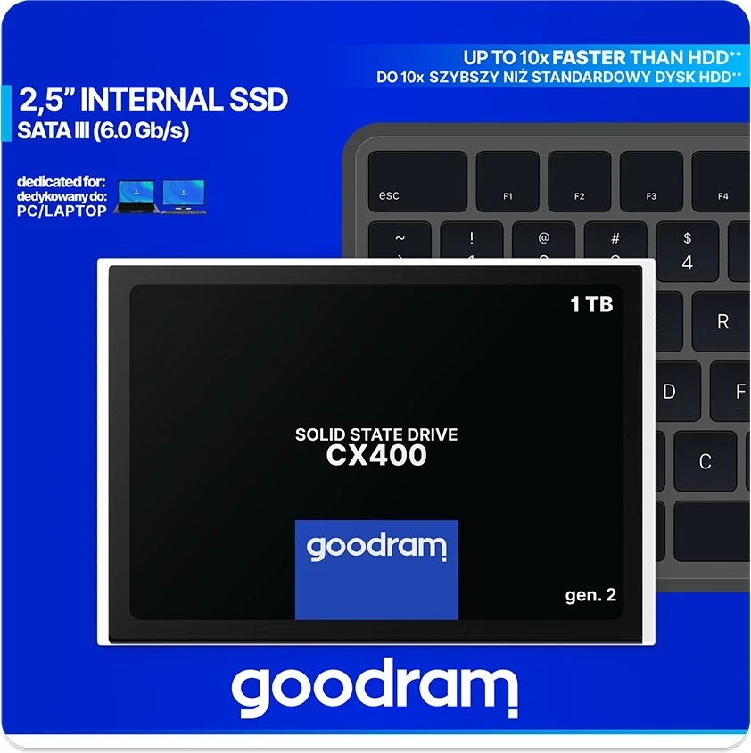 SSD disk Goodram CX400, 2,5", 1024 GB