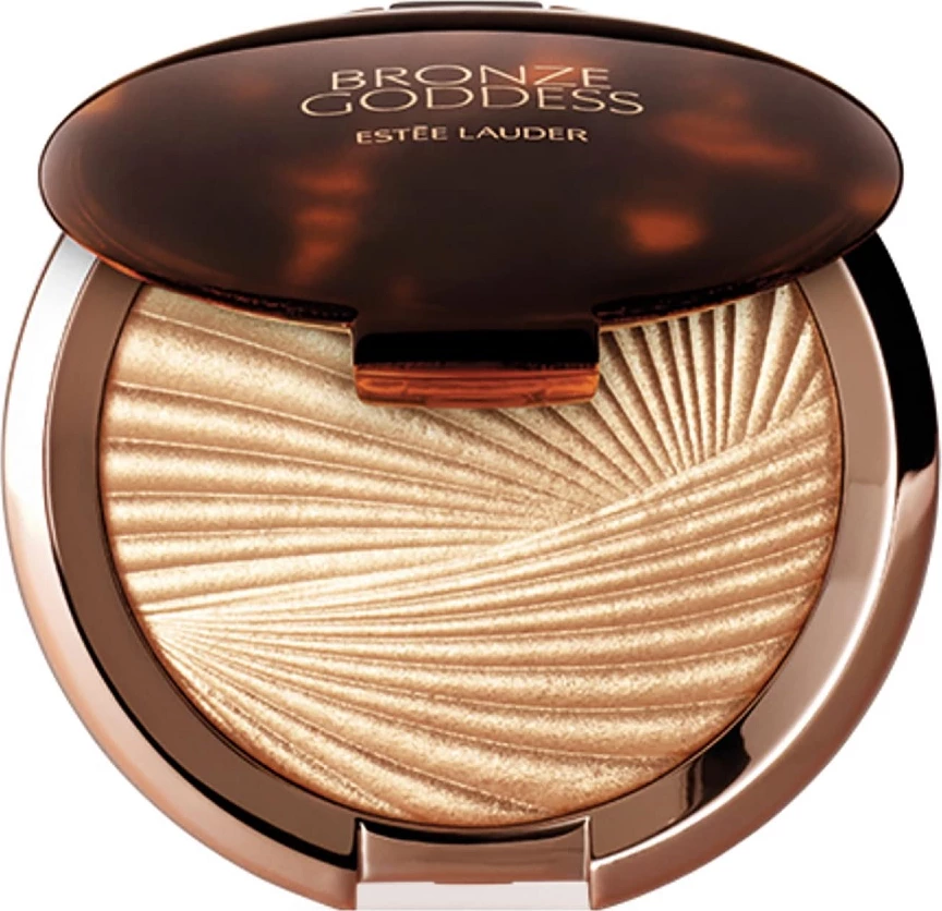 Kompakten osvetljevalec Estée Lauder Bronze Goddess Highlighting Powder Gelee Heat Wave, 9 g