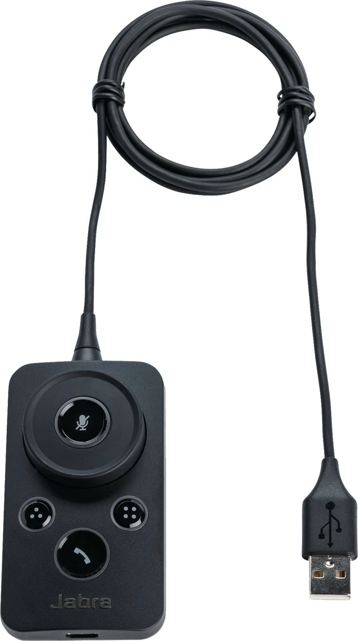Kontroler za slušalke Jabra Engage Link USB-A, avdio, žični, gumbi, črna