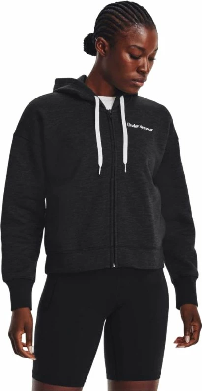 Duks s kapuco Under Armour za ženske, črn