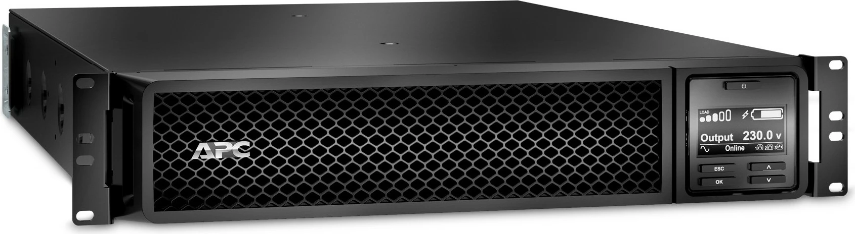 UPS Smart-UPS On-Line SRT3000RMXLI, 3000 VA, 8x C13 in 2x C19, rackmount, dvojna pretvorba (Online), 3 kVA, 2700 W, sinus, 100 V–275 V