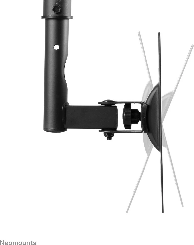 Stropni nosilec za monitor/TV Neomounts FPMA-C060BLACK, 10–40 palcev, nastavljiva višina, črn