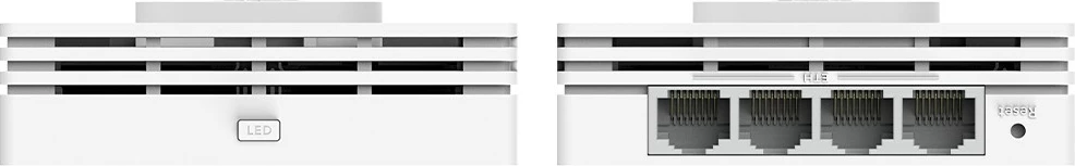 Stenska dostopna točka Wi‑Fi 6, Cudy AP3000 Wall, AX3000 2402+574 Mb/s, 5x GbE s PoE In/Out, bela