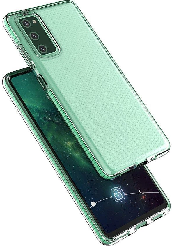 Ovitek za telefon prozoren, svetlomoder Hurtel Spring Case za Samsung Galaxy A72, TPU