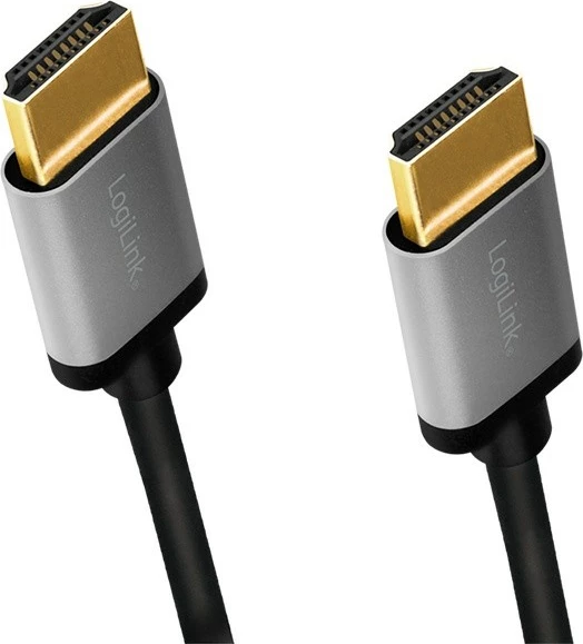 Kabel HDMI, 3 m, 4K/60Hz, aluminij, črn LogiLink CHA0102