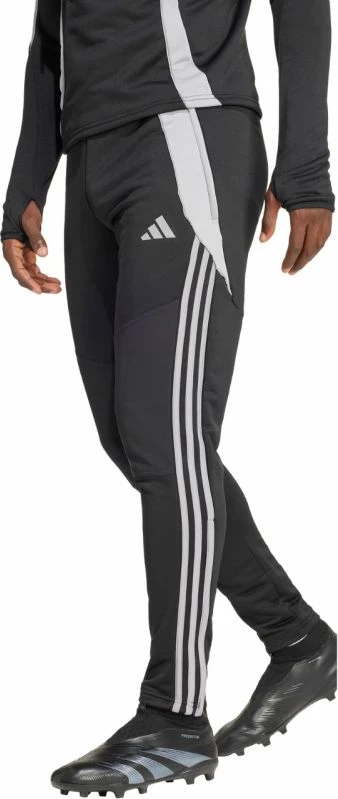 Topli moški športni hlače Tiro 24 Winterized, adidas, črne