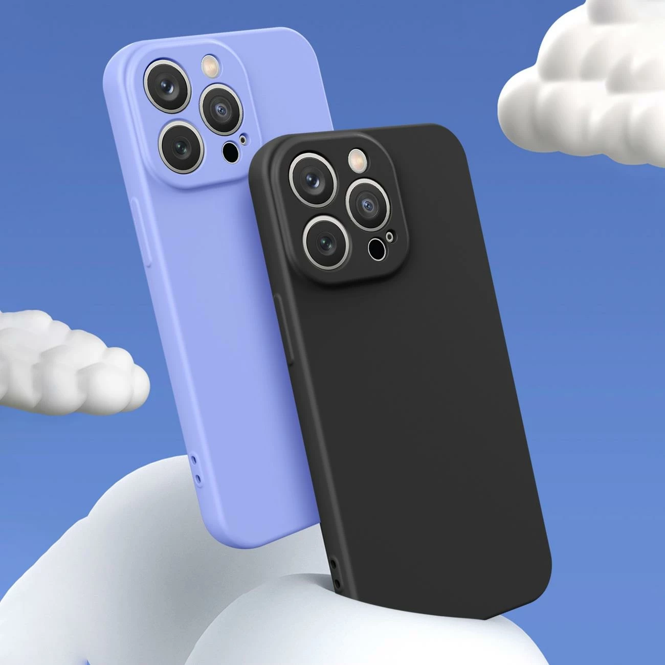 Silikonska zaščita Hurtel za iPhone 14 Plus, fuchsia