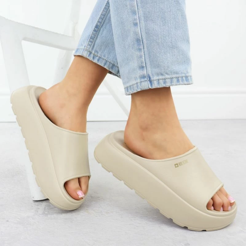 Papuče za ženske Big Star, bež