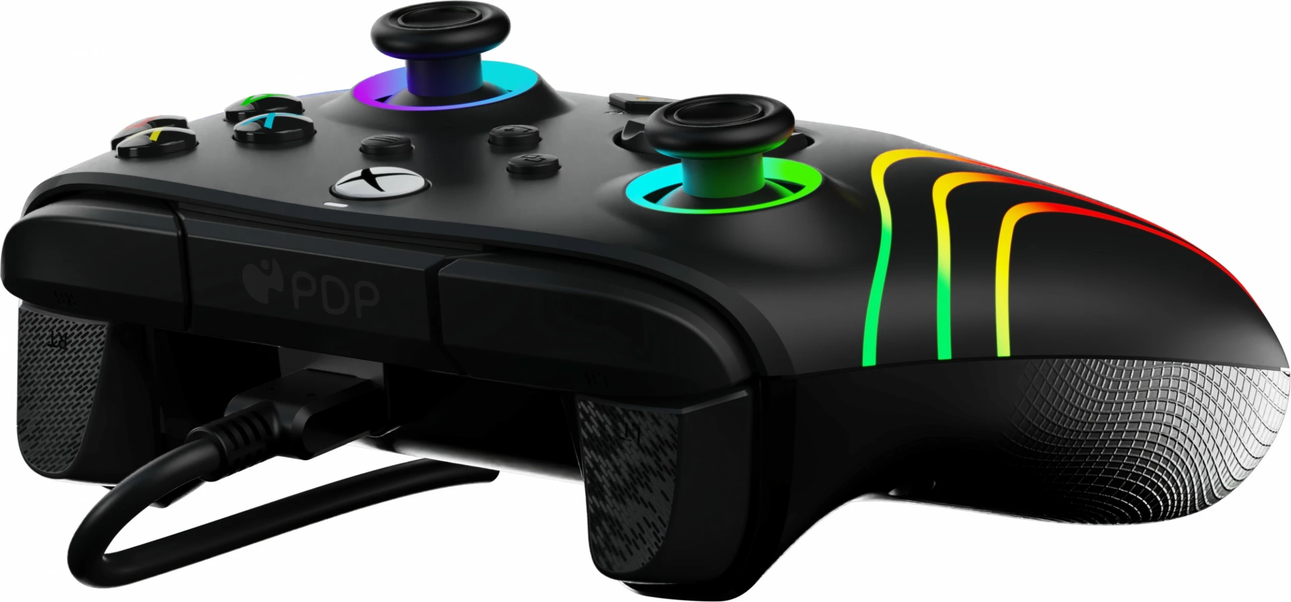 Žičen igralni kontroler PDP Afterglow Wave, PC, Xbox One, Xbox Series S/X, USB, črn