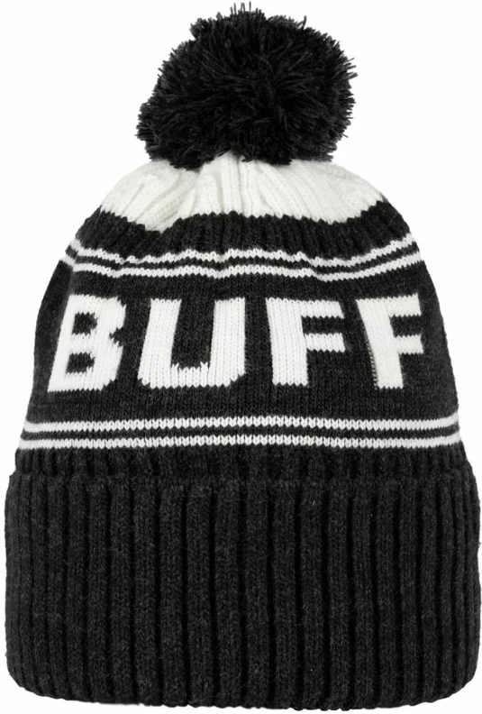 Pletena kapa z cofom, Buff Hido, unisex