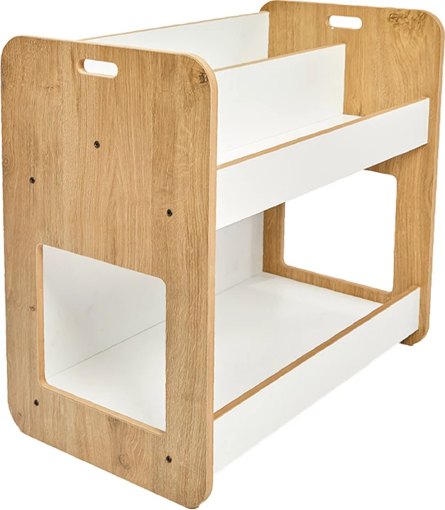 Polica Dovere, naravno-bela, MDF, 56x34x55 cm