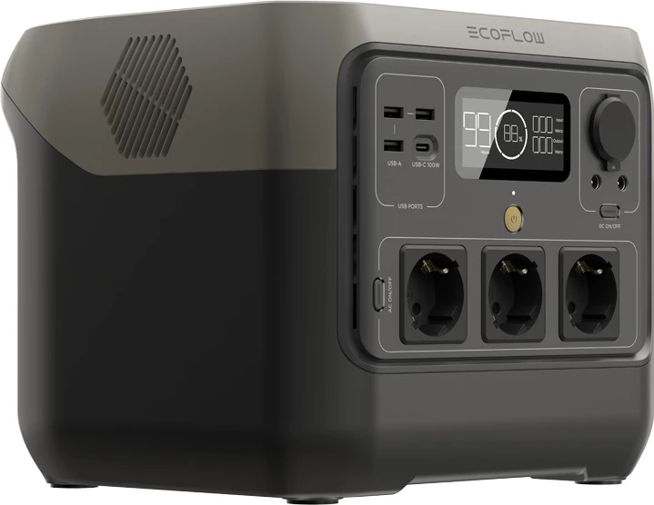 Prenosna postaja za napajanje EcoFlow RIVER 2 Pro, 768Wh, 800W, črna