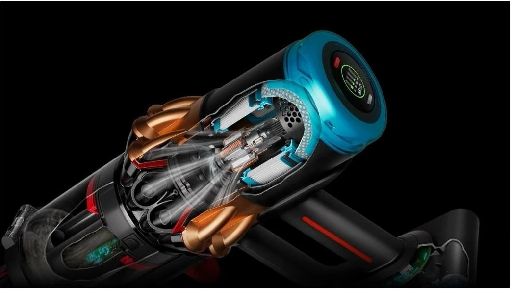 Sesalnik na baterijo Dyson V16 Piston Animal, 1,3 L, 70 min, črn