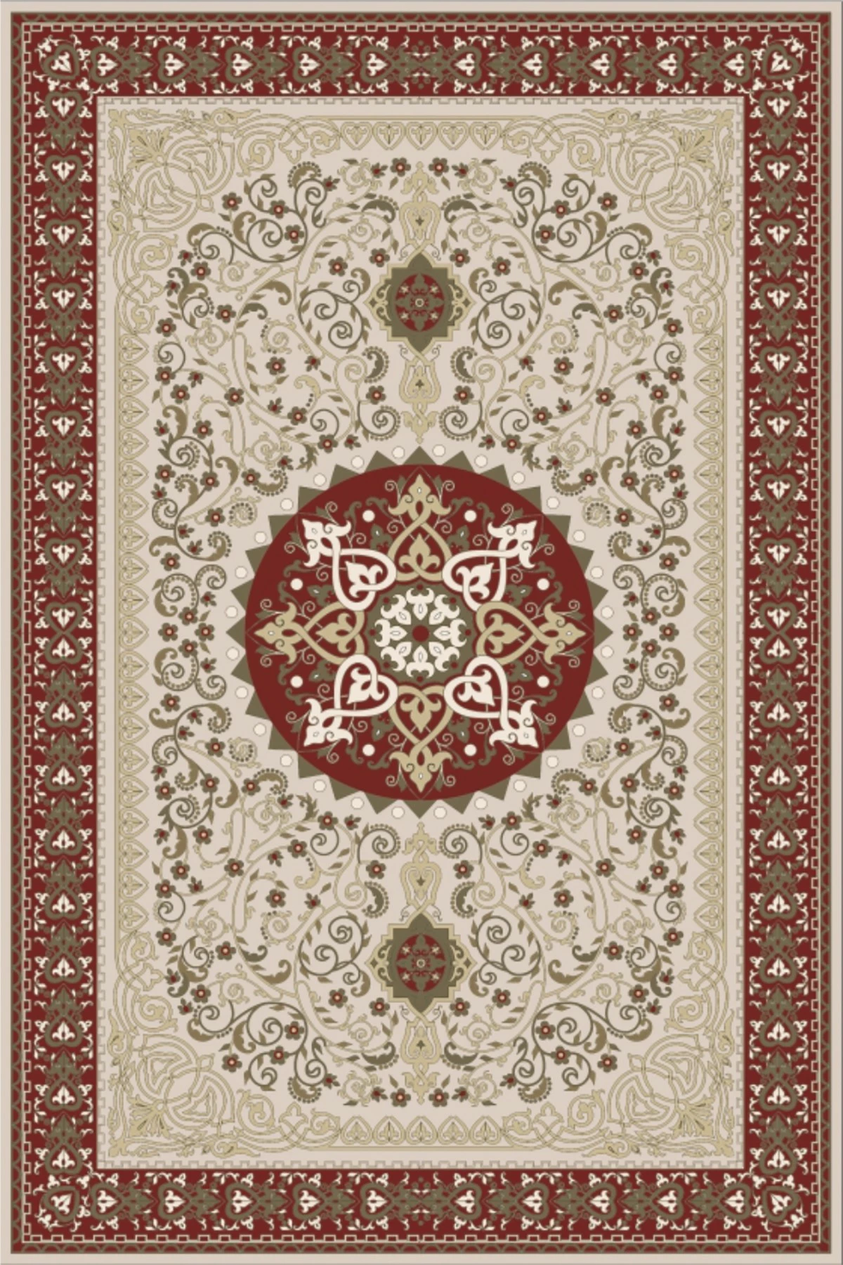 Večbarven preproga za hodnik Conceptum Hypnose CT-1073, 80x150 cm