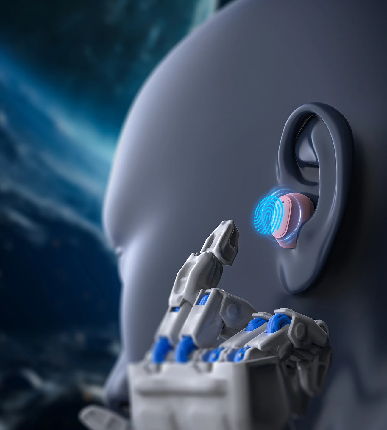 Slušalke TWS, Bluetooth 5.3, USB-C, roza, Choetech MEMS BH-T23-PK