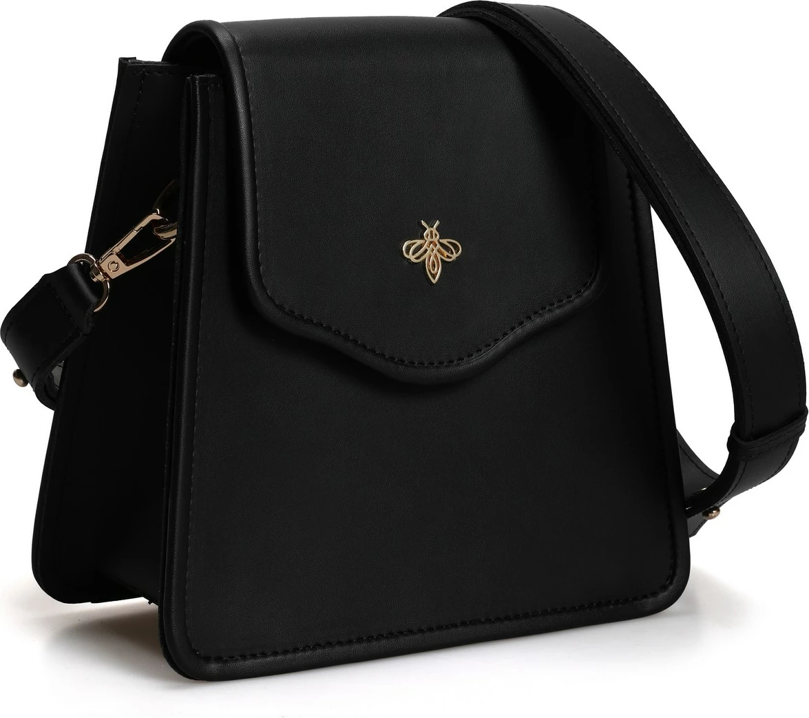 Ramenska torbica Lucky Bees, črna, 1248