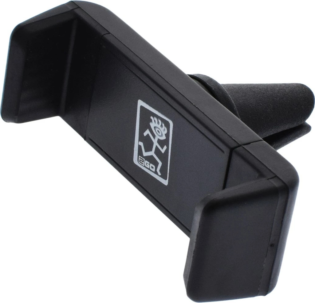 Pasivni nosilec za telefon ali navigator 2GO 795180, 360°, s stiskalnim oprijemom, do 9 cm, črn