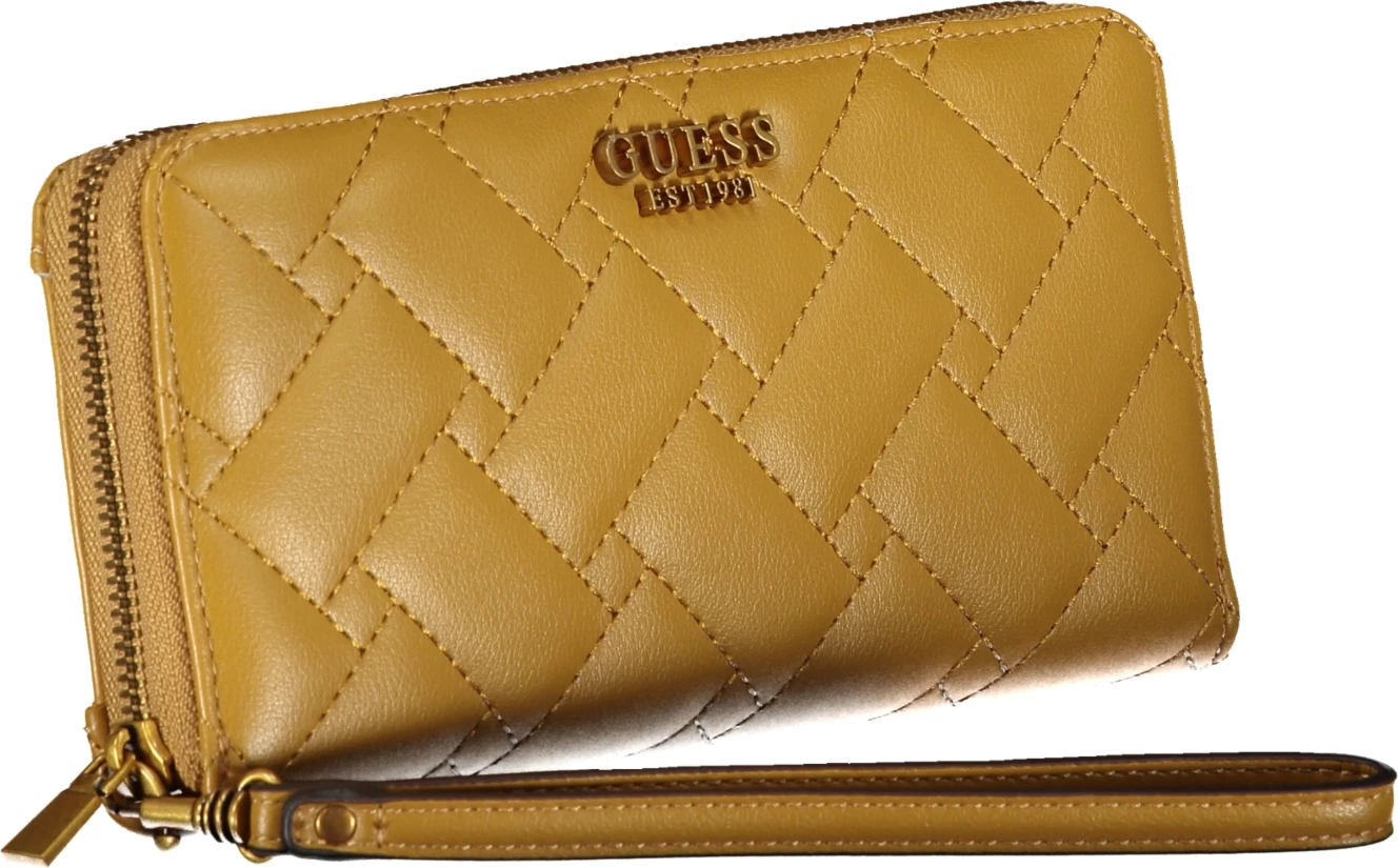 Denarnica GUESS JEANS GRACELYNN SLG, rumena, ženska