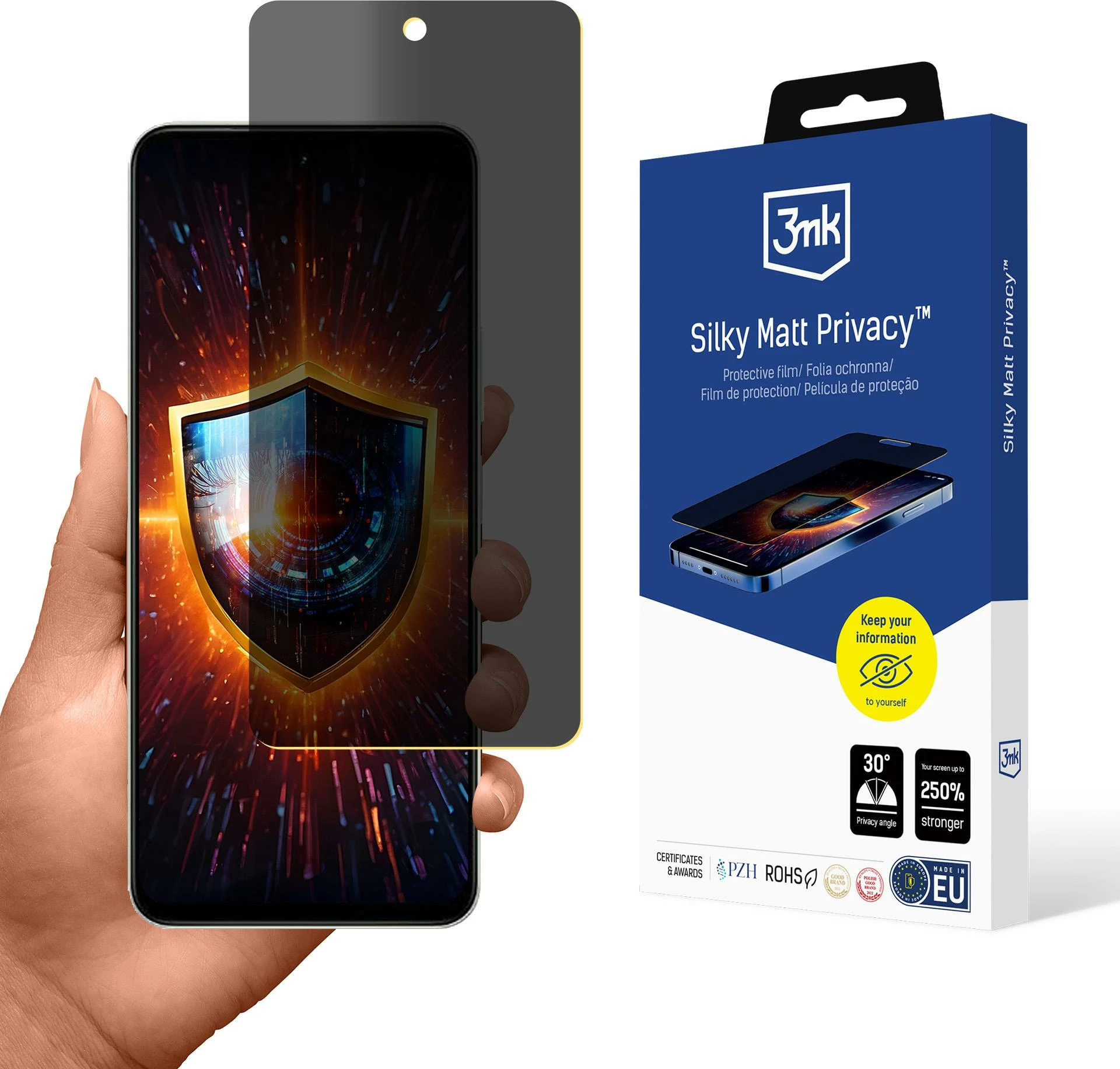 Zasebni mat ovitek za telefon 3mk Silky Matt Privacy, Kruger & Matz Live 11