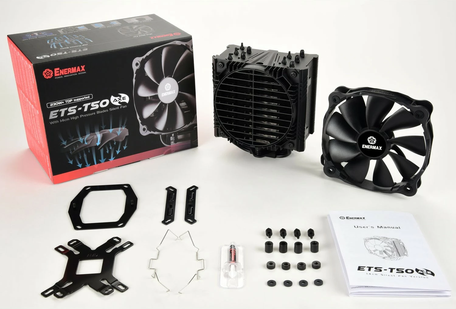 HLajenje procesorja Enermax ETS-T50A-FSS, 140 mm, črn