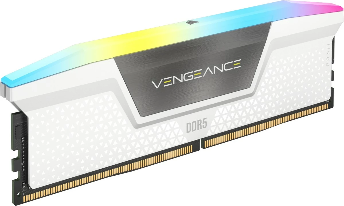 DDR5 64GB (2x32GB) 5200 MHz RGB pomnilnik Corsair Vengeance, večbarven