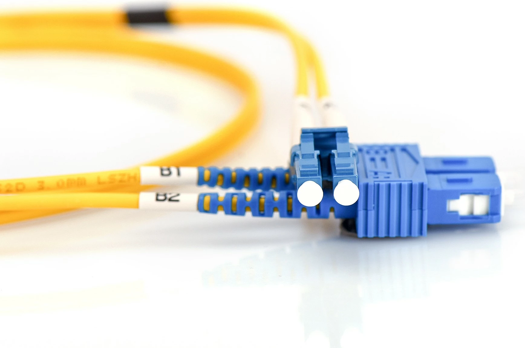 Optični kabel LC/SC OS2, 10 m, rumen - Digitus