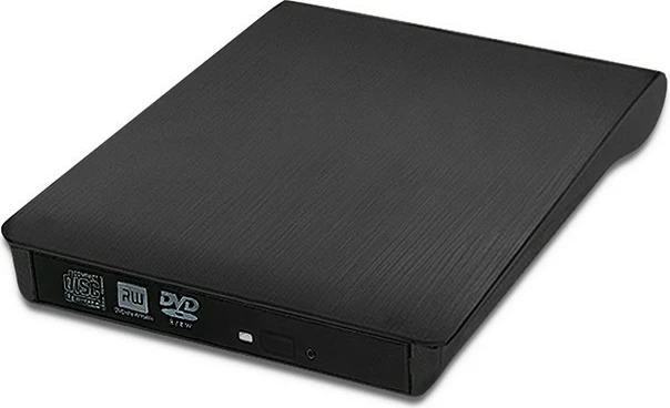 Zunanji ohišje za CD/DVD Qoltec 51865, USB 3.0, SATA, 9,5 mm, črno