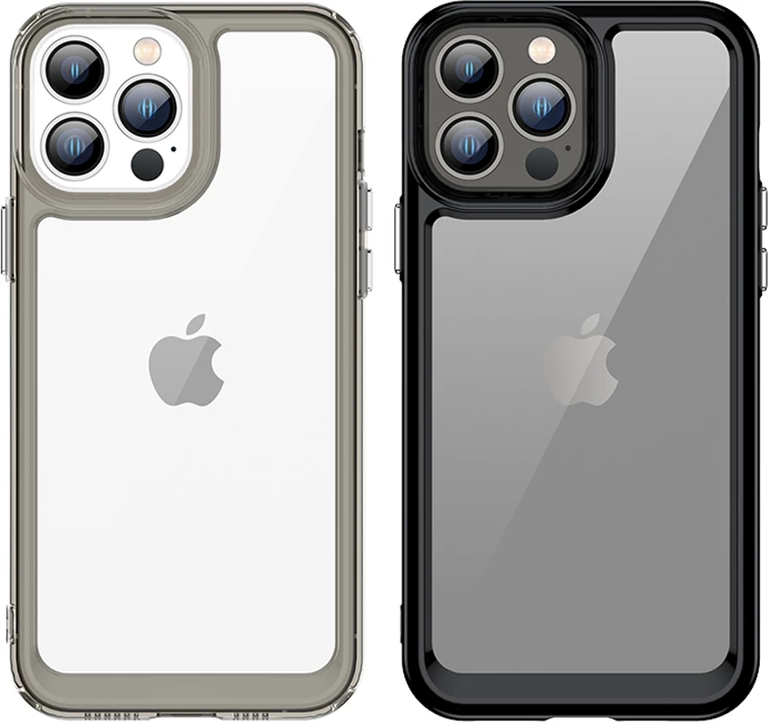 Zaščitna maska Hurtel Outer Space za iPhone 12 Pro Max, trda zadnja stran s tekočinsko okvirjem, modra