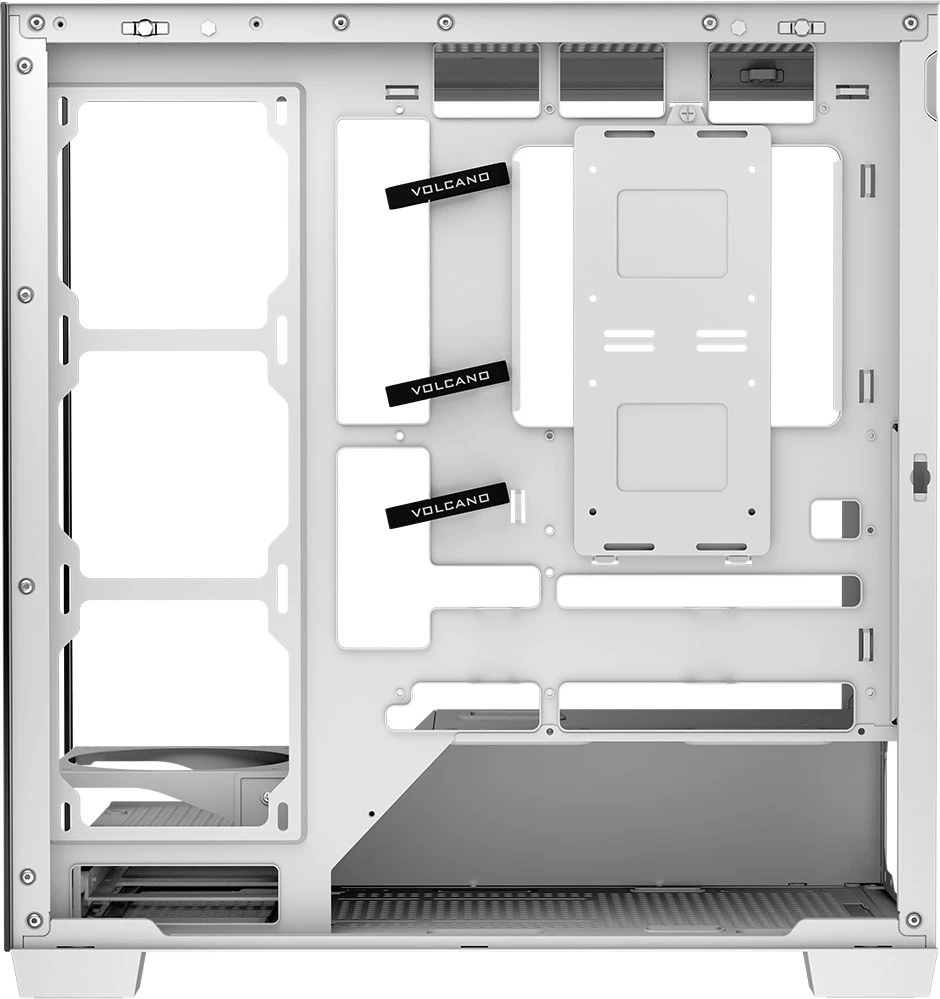 Računalniško ohišje MODECOM STELLAR NF ARGB 20, Midi Tower, ATX/ITX/Micro ATX, belo