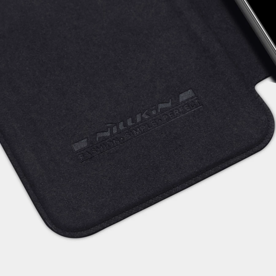 Ovitek za telefon Nillkin Qin Case za Xiaomi Redmi Note 11T 5G / Note 11S 5G / Note 11 5G (China) / Poco M4 Pro 5G, rjav