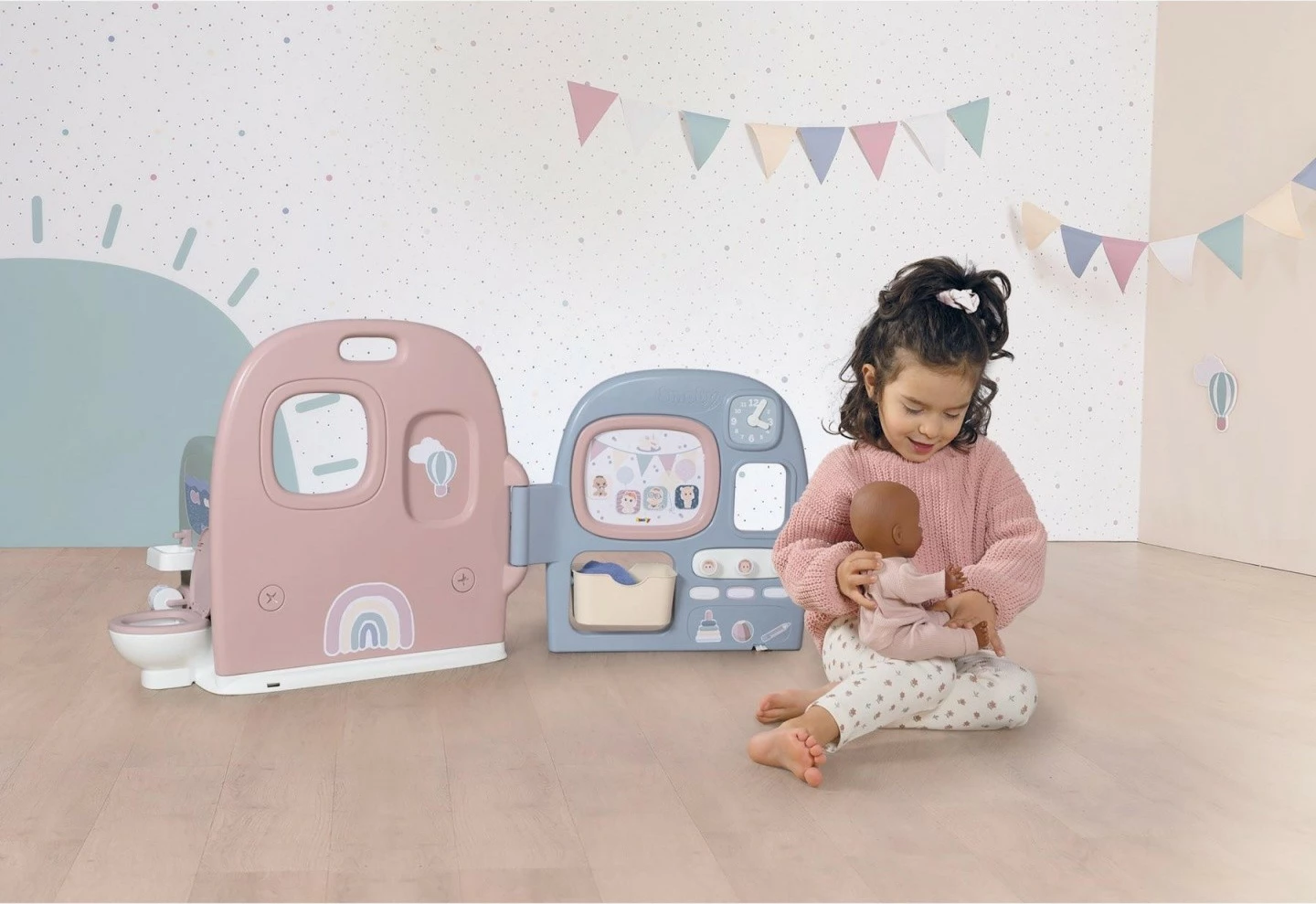 Igralni kotiček za lutke Smoby Baby Nurse 7600240308, plastika, večbarven