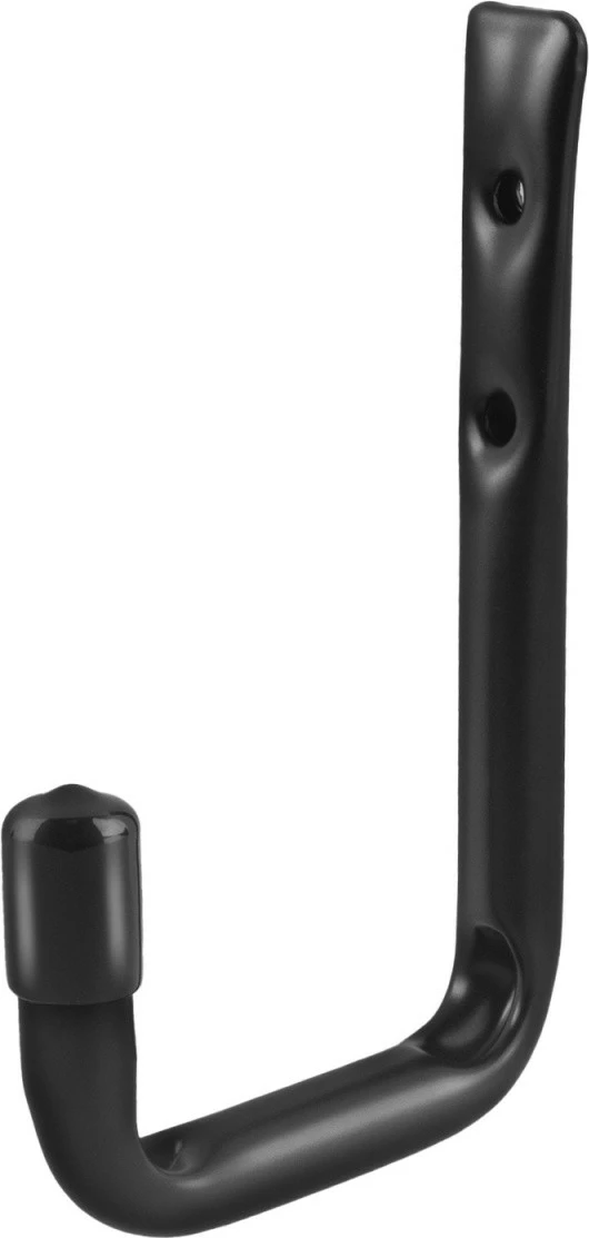 Stenski nosilec iz jekla Maclean MC-489, set 2 kosov, črn, max 22 kg