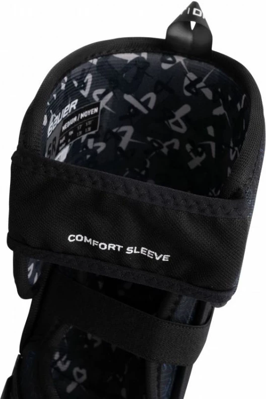 Mrežasta zaščita za komolec za hokej, Bauer, unisex, črni