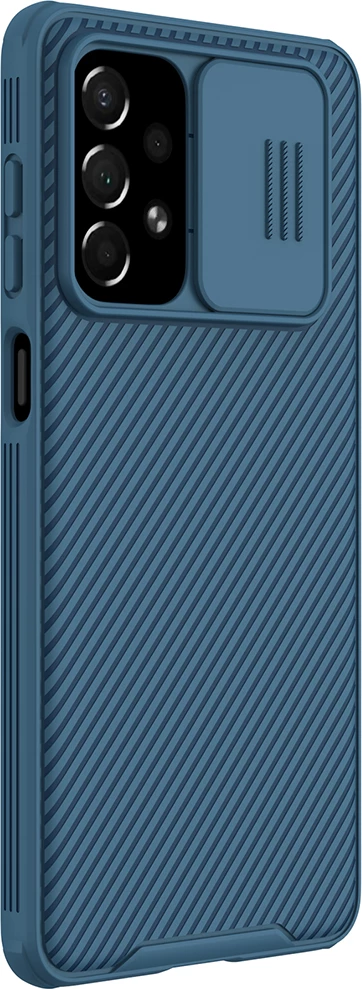 Zaščitni ovitek s pokrovom za kamero Nillkin CamShield Pro za Samsung Galaxy A73, moder